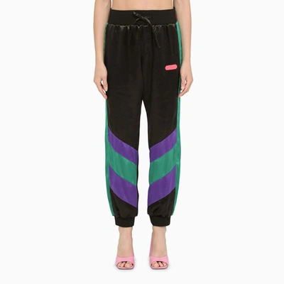 Shop Dsquared2 Colour-block Jogging Trousers In Multicolor