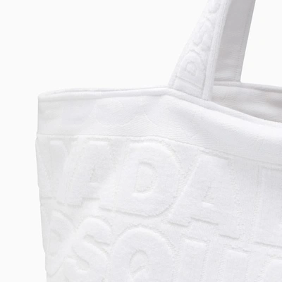Shop Dsquared2 Terry Tote Bag In White