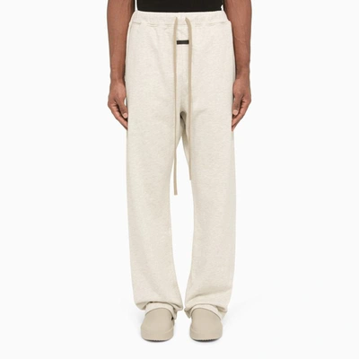 Shop Fear Of God Eternal Relaxed Mélange Trousers In Beige