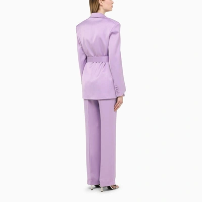 Hebe Studio Lilac Viscose The Lover Blazer In Green