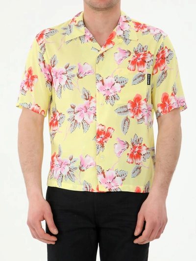 Shop Palm Angels Hibiscus Shirt