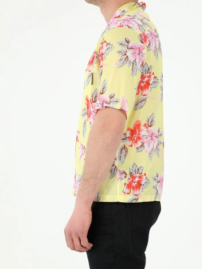 Shop Palm Angels Hibiscus Shirt
