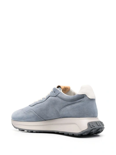 Shop Hogan 'h641' Chunky Sneakers In Light Blue