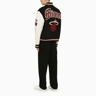 Shop Jeff Hamilton Bomber Jacket With Patches In Black