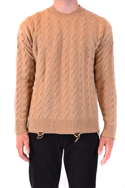 Shop Laneus Sweaters In Camel