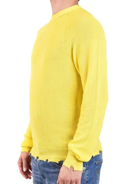 Shop Laneus Sweaters In Yellow