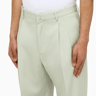 Shop Lanvin Sage Tailored Trousers In Multicolor