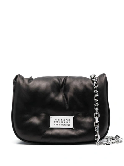 Shop Maison Margiela 'glam Slam' Shoulder Bag In Black