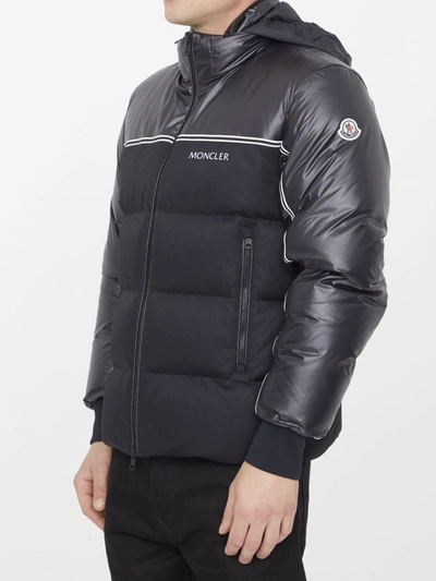 Shop Moncler Michael Down Jacket In Black