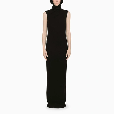 Shop Monot Mônot Dress With Hood In Black