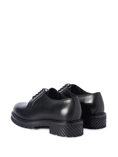 Shop Off-white 'military' Derby Shoes In Black
