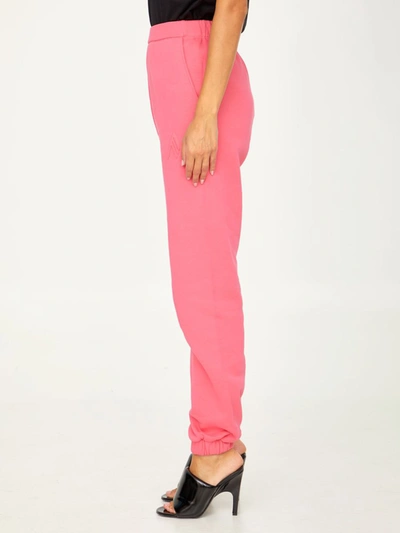 Shop Attico Peggy Sweatpants In Pink