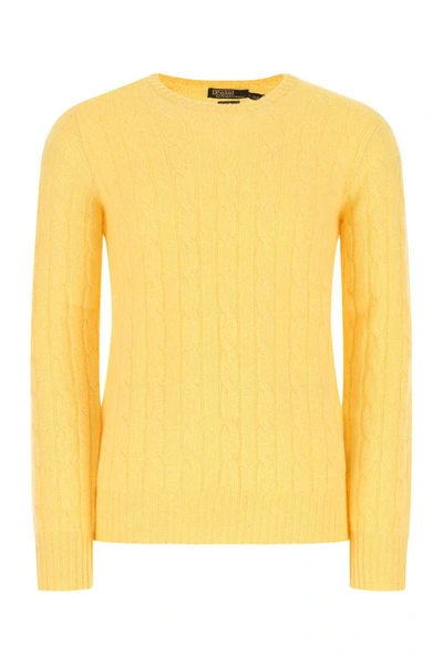 Shop Polo Ralph Lauren Knitwear In Yellow