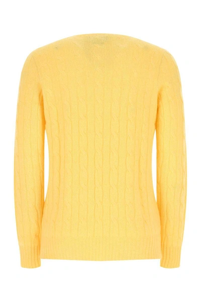 Shop Polo Ralph Lauren Knitwear In Yellow