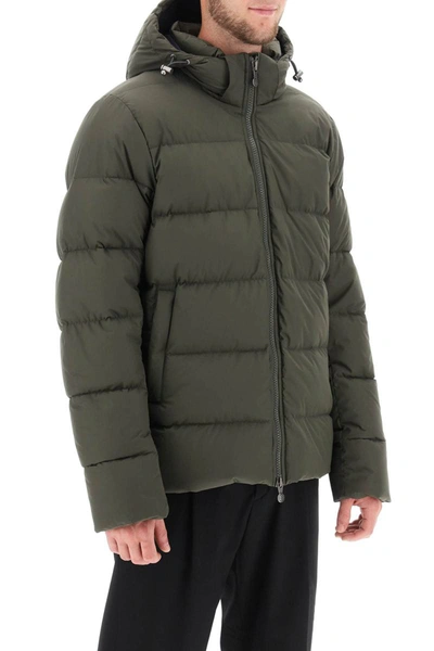 Pyrenex Spoutnic Waterproof Down Jacket In Brown