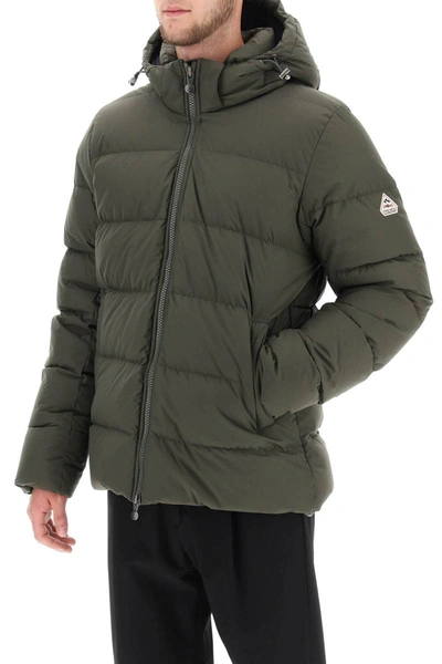 Pyrenex Spoutnic Waterproof Down Jacket In Brown