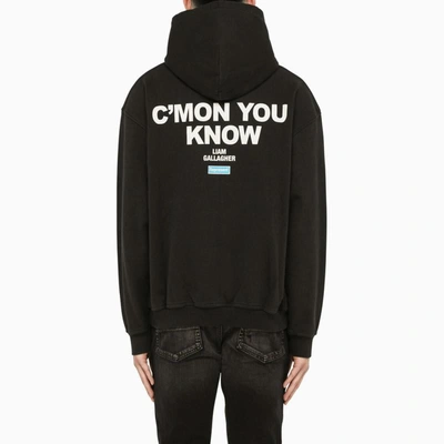 Shop Represent Hoodie With Print In Black