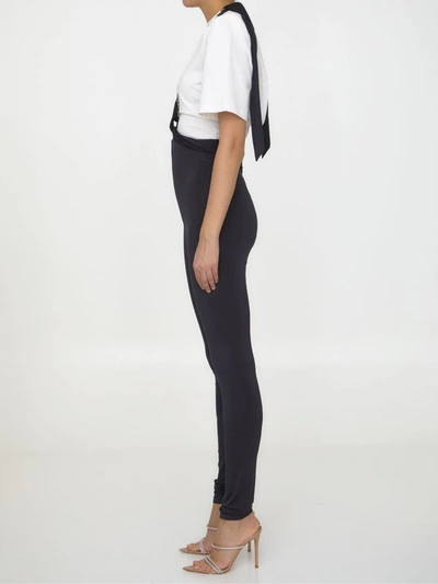Shop Attico Ruby Long Pants In Black