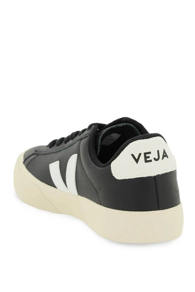 Shop Veja Chromefree Leather Campo Sneakers In Multicolor