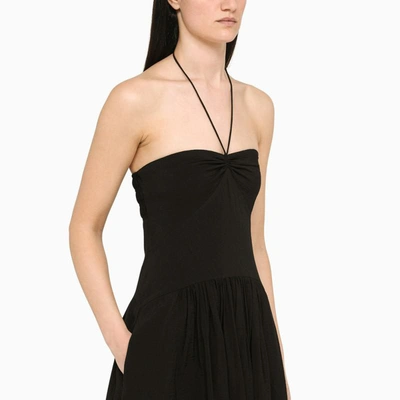 Shop Vince Jersey Midi Dress In Black
