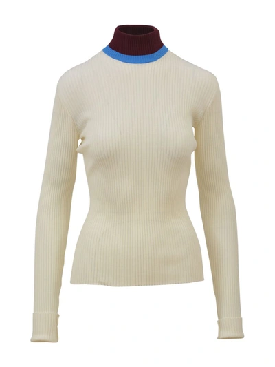 Shop Calvin Klein 205w39nyc White Turtleneck