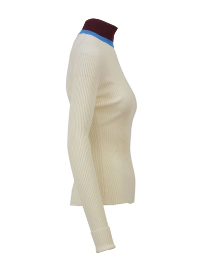 Calvin Klein 205w39nyc White Turtleneck In White