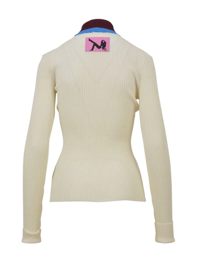 Calvin Klein 205w39nyc White Turtleneck In White