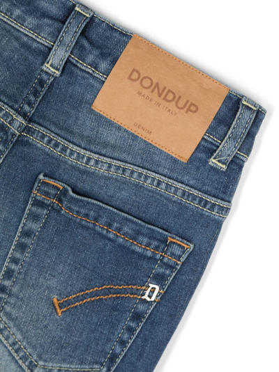 Dondup Low-rise Straight-leg Jeans In Blue