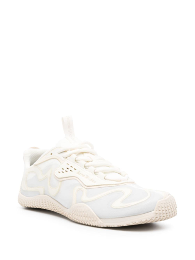 Shop Acne Studios Barai M Sneakers In White