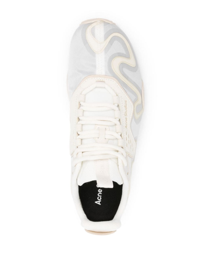Shop Acne Studios Barai M Sneakers In White