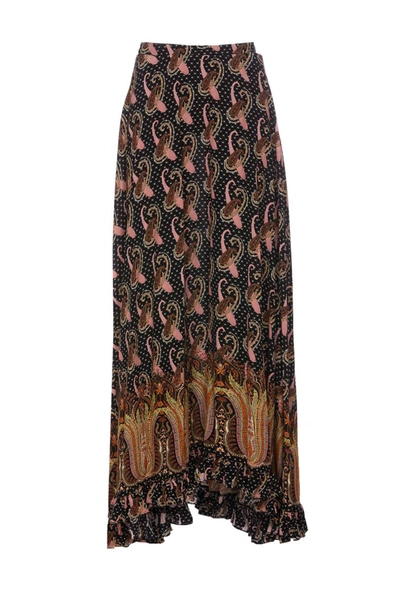 Shop Etro Skirts In Brown