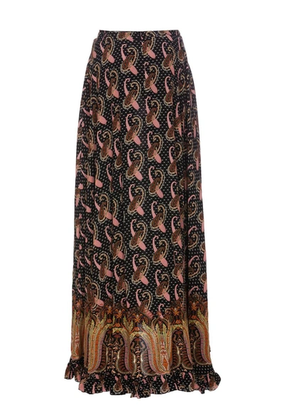Shop Etro Skirts In Brown