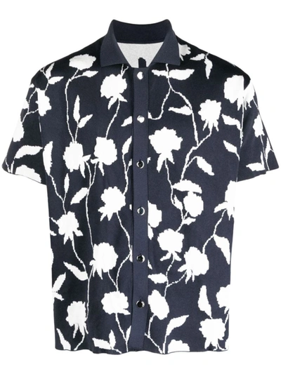 Shop Jacquemus Shirts In Multi-navy