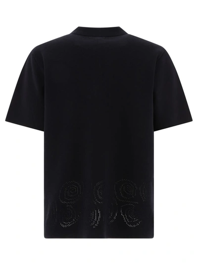 Shop Stussy Stüssy "perforated Swirl Knit" Shirt In Black