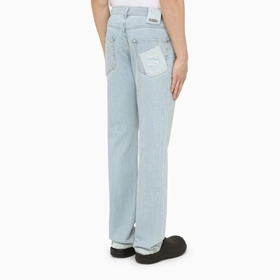 Shop 032c Denim Jeans In Light Blue