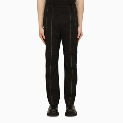 Shop 032c Trousers With Zip In Black