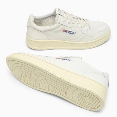 Shop Autry Cream Medalist Sneakers In White