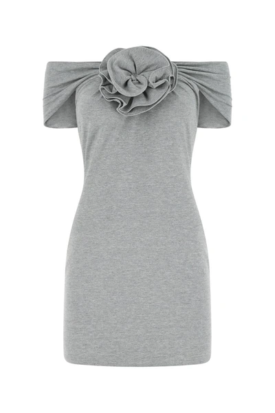 Shop Magda Butrym Dress In Grey