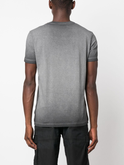 Shop Diesel T-diegor-l2 Cotton T-shirt In Grau