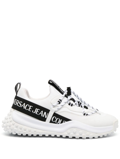 Versace Jeans Couture Sneakers Mit Logo-print In White