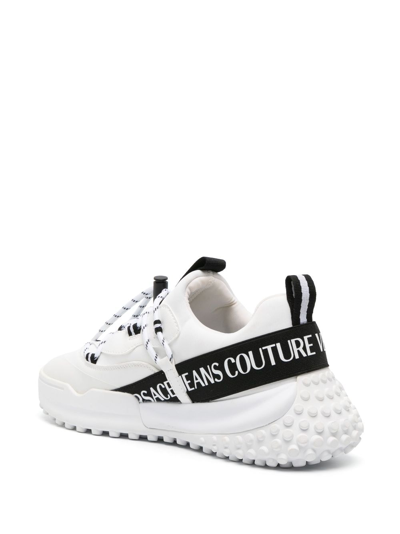Versace Jeans Couture Sneakers Mit Logo-print In White
