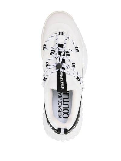 Versace Jeans Couture Sneakers Mit Logo-print In White