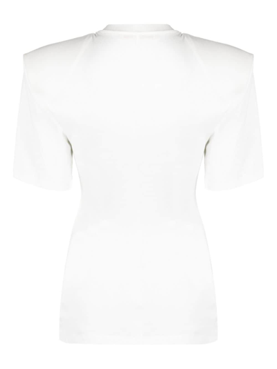 Ssheena T-shirt Mit Logo-stickerei In White