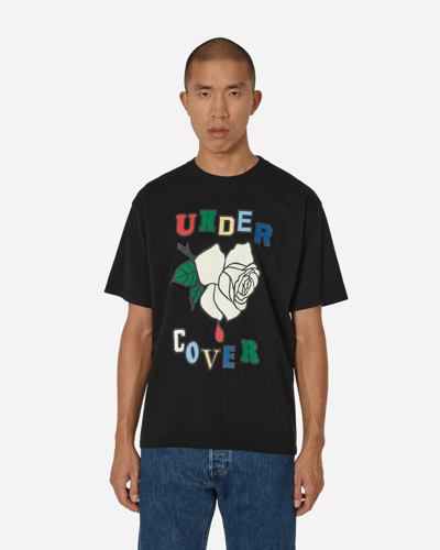 Shop Undercover Rose T-shirt In Black