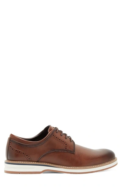 Rush By Gordon Rush Plain Toe Derby In Cognac
