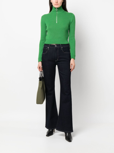 Citizen Of Humanity Mid-rise Flared Jeans In Blue