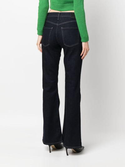 Citizen Of Humanity Mid-rise Flared Jeans In Blue