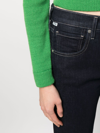 Citizen Of Humanity Mid-rise Flared Jeans In Blue