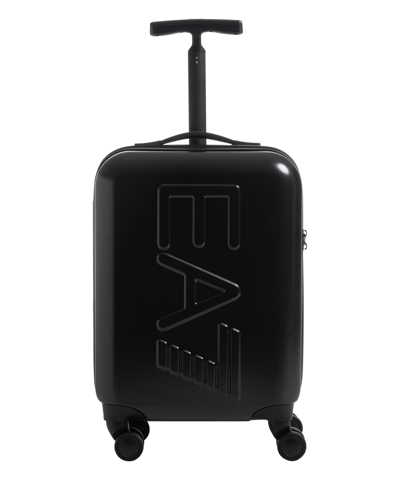 Shop Ea7 Suitcase In Black