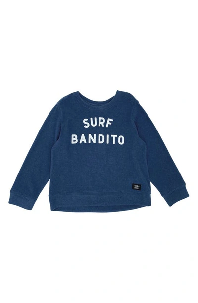 Shop Feather 4 Arrow Surf Bandito Long Sleeve Sweatshirt In Navy